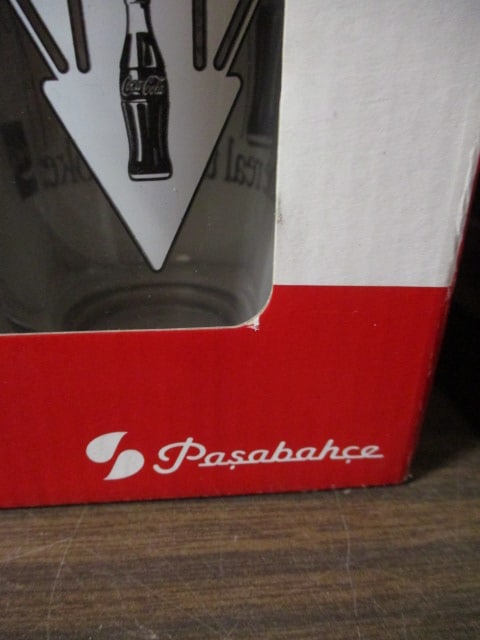 Two 2 Piece Sets of Pasabahce Coca-Cola Licensed Glasses - 6