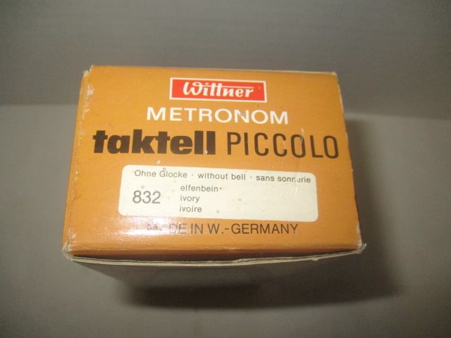 Two Vintage Witiner Taktell Piccolo Metronomes - 3