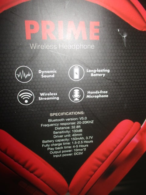 New Old Stock 2Boom Prime Bluetooth Headphones and iLuv Bluetooth Earbuds - 6