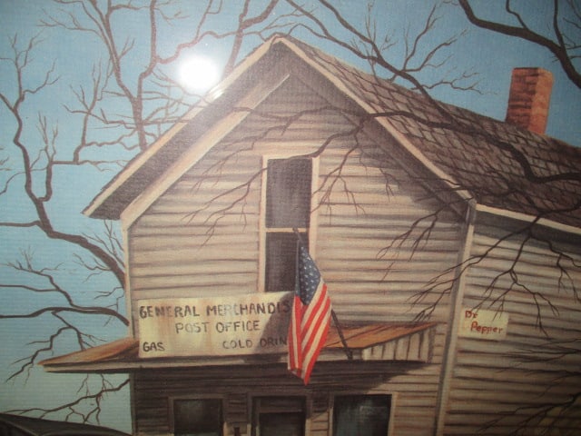 Framed "General Merchandise Post Office Country Store" Print by POPP - 2