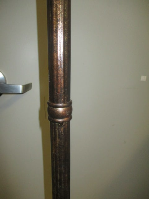 Bronzed Scrolled Design Metal Hall Tree/Coat Rack - 4