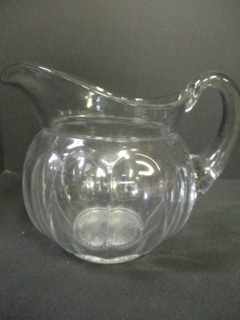 Circa 1907-29 Heisey Colonial Panel 72 oz. Pitcher: 7 1/4"h, Heisey "H" mark on bottom, dating per consigner note