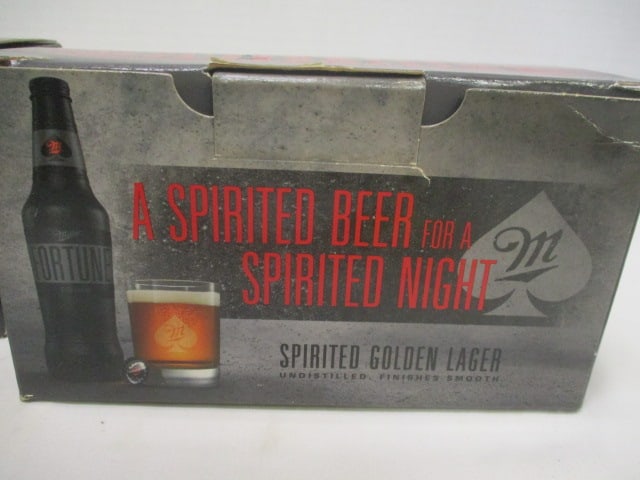 Two Sets of Miller Brewing Co. "Miller Fortune" 11 oz. Rocks Glasses in Original Boxes - 4