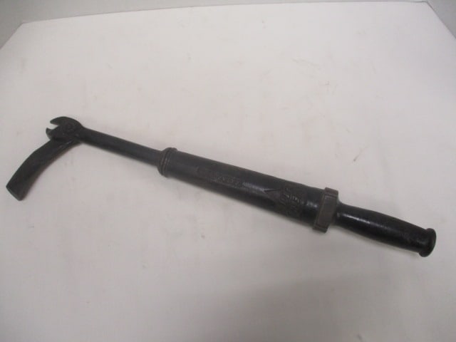 Antique Keen Kutter Nail Puller: 23" long extended, marked "Pat Apd For", per consigner circa 1910-20, excellent condition