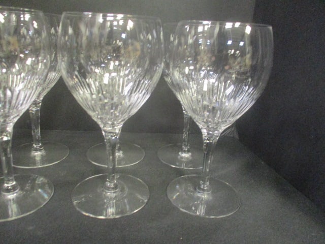 16 Vintage Cut Crystal Stem Ware - 2