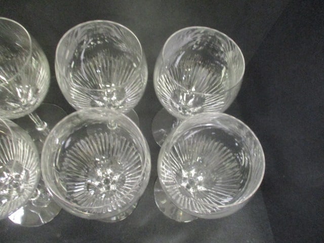 16 Vintage Cut Crystal Stem Ware - 3