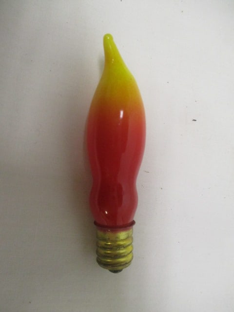28 1950-60's Flame Light Bulbs - 2