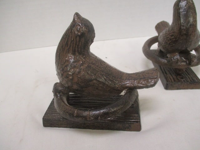 Pair of Cast Metal Bird Door Knockers - 2