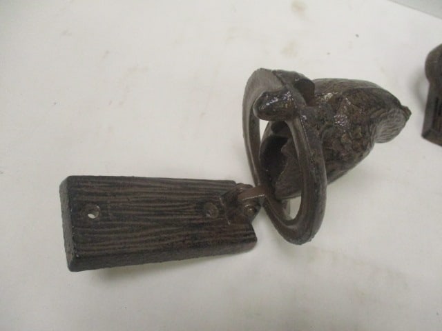 Pair of Cast Metal Bird Door Knockers - 3