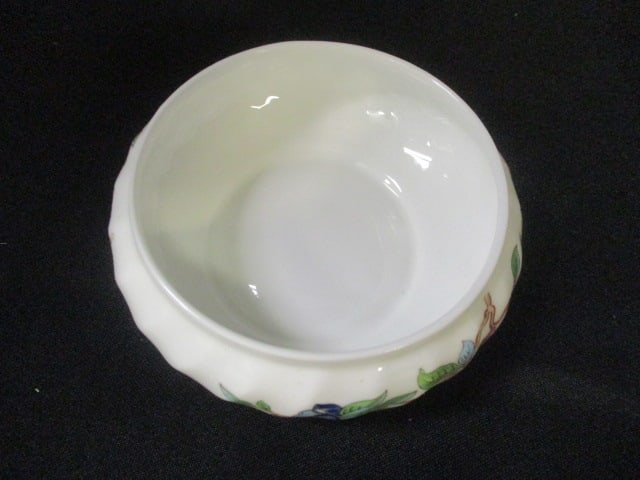 Vintage Porcelain Trinket Boxes and Hair Receiver - 7