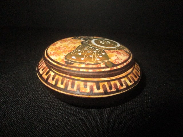 Vintage Porcelain Trinket Boxes and Hair Receiver - 8