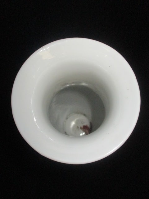 Asian Handpainted Floral Porcelain Vase - 4