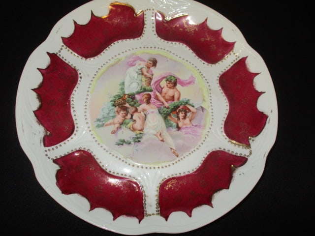 Antique St. Kilian German Porcelain Neo-Classical Semi-Nude Handpainted Design - 2