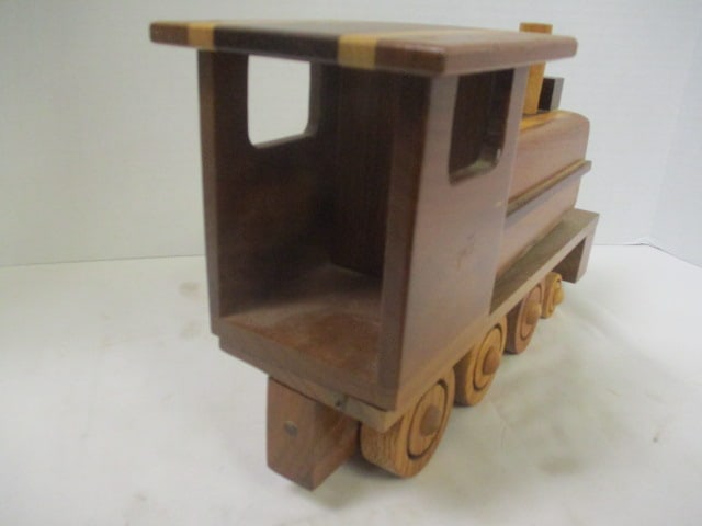 Vintage Batavia H.J. Gorczynski Wooden Train Locomotive - 3