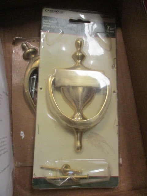 Three New Old Stock Brass Door Knockers - 2