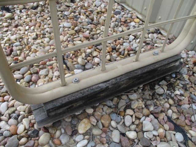 Cast Metal Sofa and Glass Top Side Table - 4