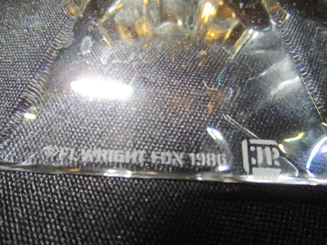 Pair of Tiffany & Co. Fl. Wright FDN 1986 Crystal Candleholders - 3