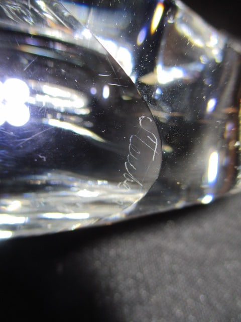 Steuben Signed Crystal Swan - 4