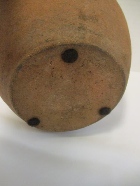 Turned Terra Cotta Clay Double Handle Jug - 3