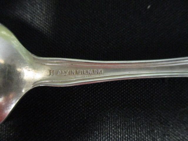 27 Pieces of Alvin Sterling Flatware and Serving Spoons - 6