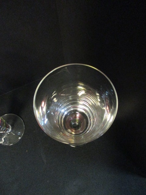 Nine Block Crystal "Carnival" Water Goblets - 4