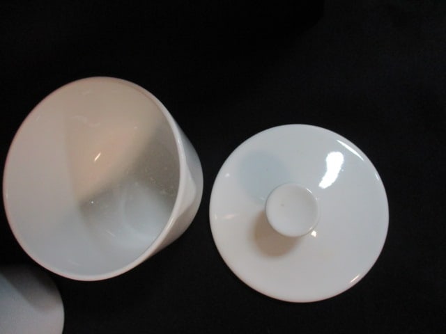Midcentury Corning "Centura" Creamer, Sugar Bowl and Four Cups - 4
