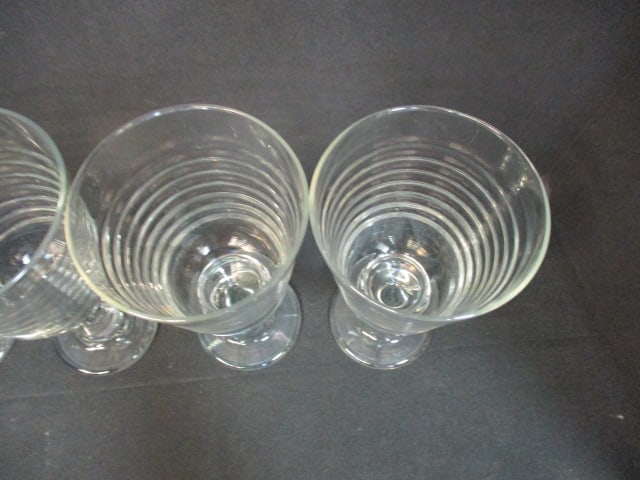 Four Libbey "Sirrus" Water Goblets - 2