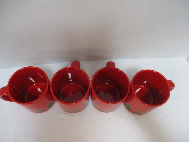 Four Waechersbach W. Germany Evergreen Tree Mugs - 2