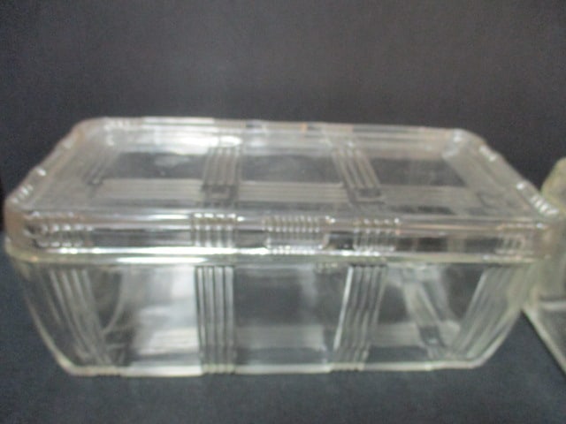Hazel-Atlas Criss-Cross Style 3 Piece Refrigerator Box Set - 5