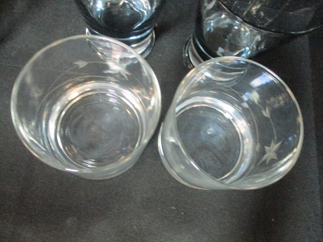 Ribbed Pitcher and Three Pair of Old Fashions - 5