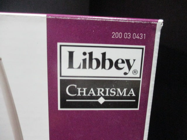 Three New Old Stock Libbey "Charisma" 4 Piece White Wine Glass Sets - 3