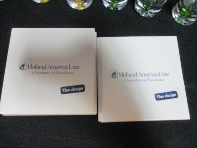 Holland America Line Souvenir Shot Glasses and Coasters - 2