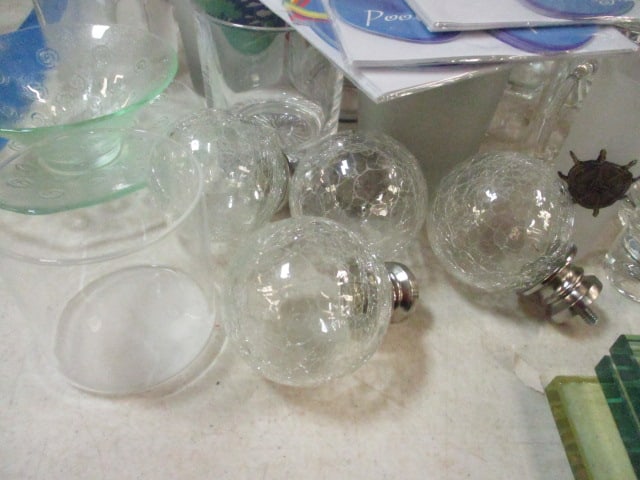Misc. Grouping-Vases, Snowman Serving Bowl, Pool Party Invitations, Souvenir Shot Glasses, etc. - 4