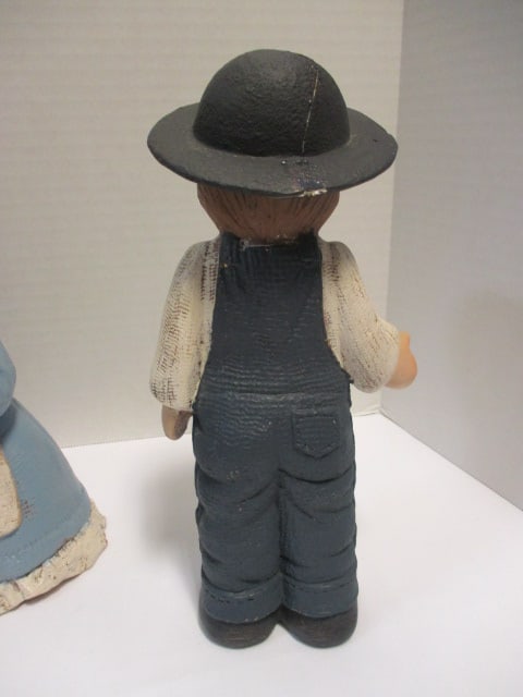 Hand Crafted Ceramic "Amish Family" Set - 3