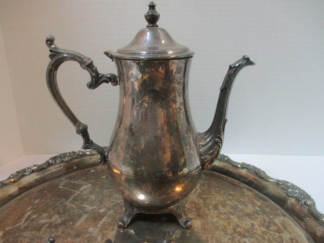 Wm. Rogers Silverplate 5 Piece Coffee & Tea Service - 4