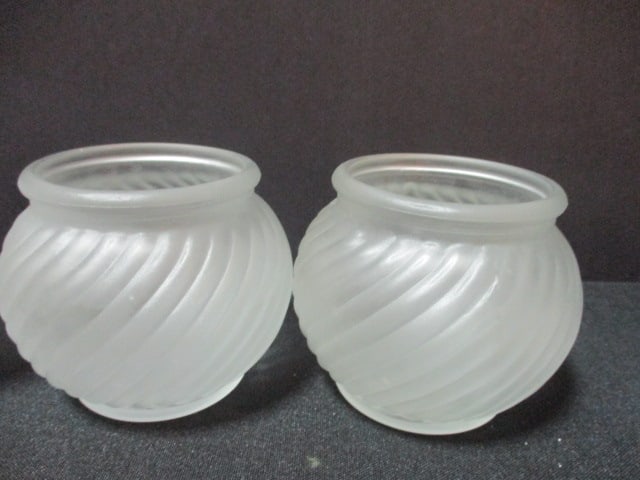 Engraved Inspirational Quote Stone, Frosted Glass Jars and Crystal Dish - 4