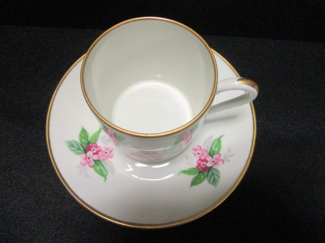 Limoges Porcelain Demi Tasse Cup/Saucer, Plate and Bonbon Dish - 7