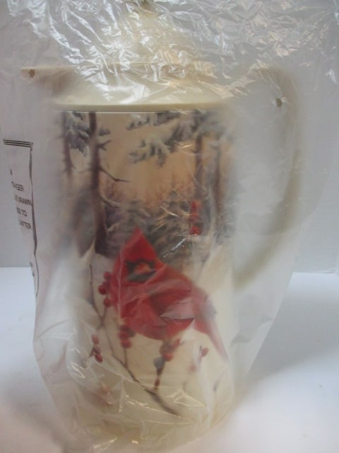 Lenox "Winter Greetings" Thermal Carafe and Two "Holiday" Cocoa Mugs All in Original Boxes - 7