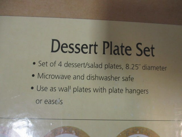 Two New Old Stock Sets of Cypress Home "Cucina" Dessert Plate - 4