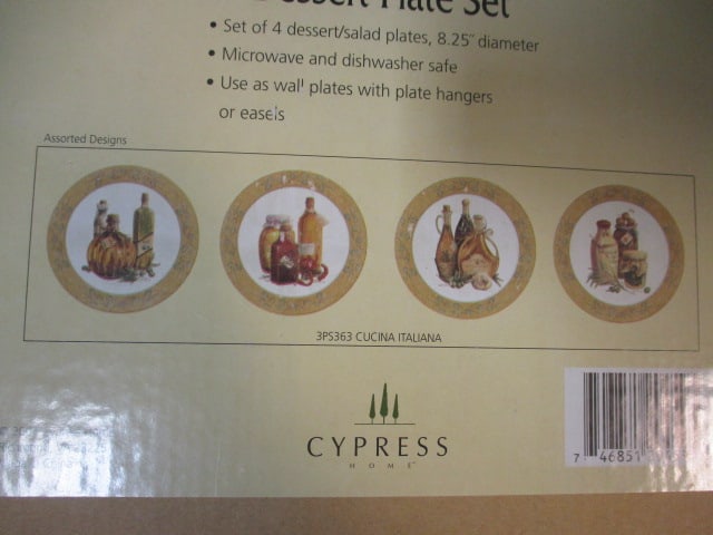 Two New Old Stock Sets of Cypress Home "Cucina" Dessert Plate - 5