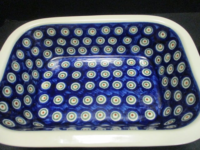 Boleslawiec Polish Pottery "Evergreens and Peacock Eyes" Bowls - 5