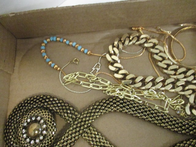 Demi-Fine Gold Tone Fashion Jewelry Cuff Bracelets, Earrings and Necklaces - 3