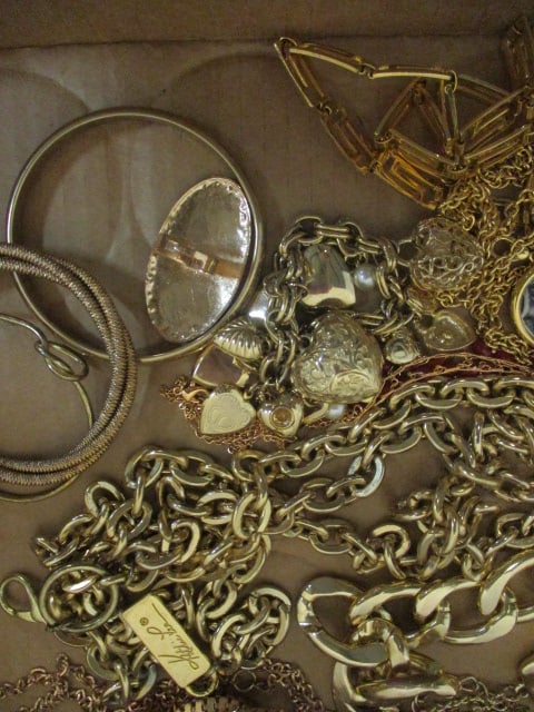 Demi-Fine Gold Tone Fashion Jewelry Cuff Bracelets, Earrings and Necklaces - 3