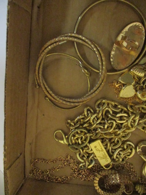 Demi-Fine Gold Tone Fashion Jewelry Cuff Bracelets, Earrings and Necklaces - 4
