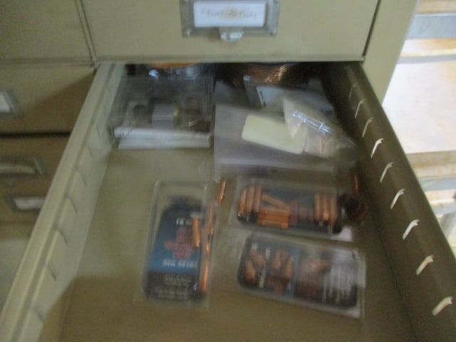 33 Drawer Metal Cabinet with Contents - 2