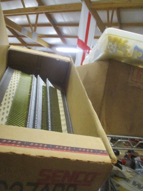 6' 6 Shelf Wire Rack on Casters with Contents - 14