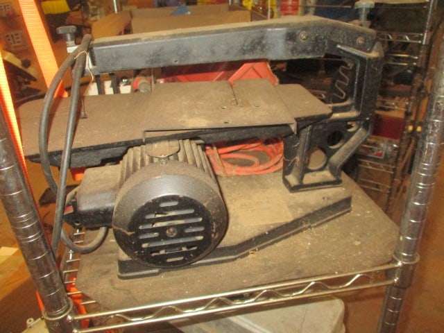 6' 6 Shelf Wire Rack on Casters with Contents - 6