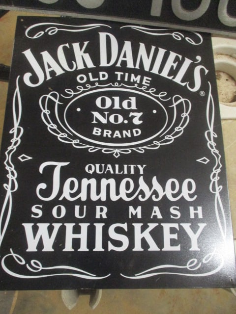 Rolling Cooler, SS 100 Sign, & Jack Daniels Sign - 2
