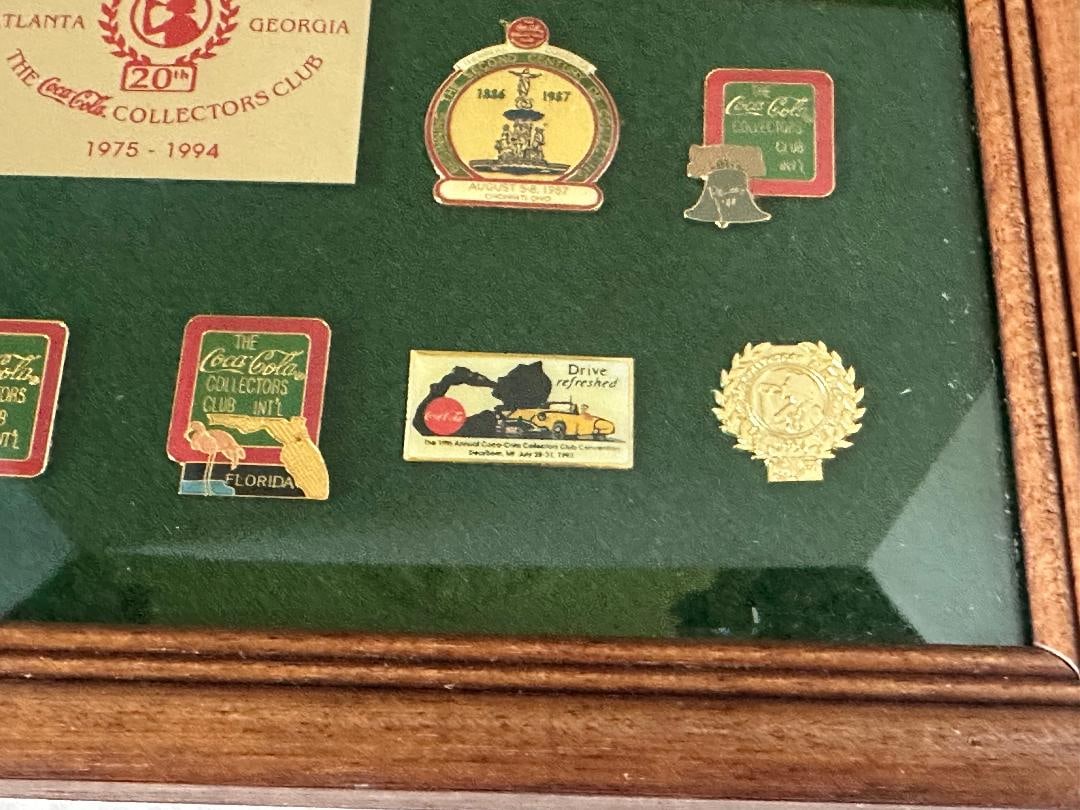 Lot of 2 Framed The Coca-Cola Collectors Club 20th Annual Convention, Atlanta Georgia, July 13-16... - 7