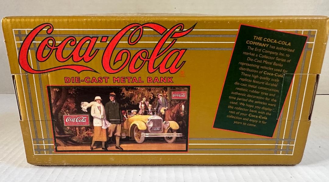 Vintage 1994 Coca-Cola Die Cast Metal Coca-Cola Delivery Truck BANK in Original Unopened Packaging - 5